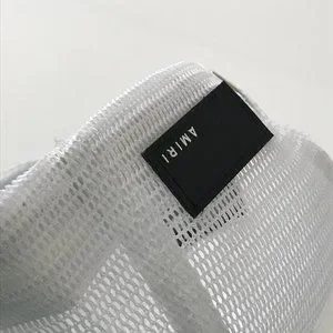 AMIRI Multicolor Letter White Hat Amiri Two Tone Canvas Hat in Evergreen | FWRD main image 2